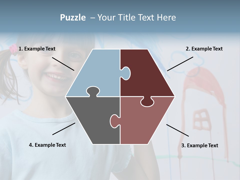 Painting Happiness Smile PowerPoint Template