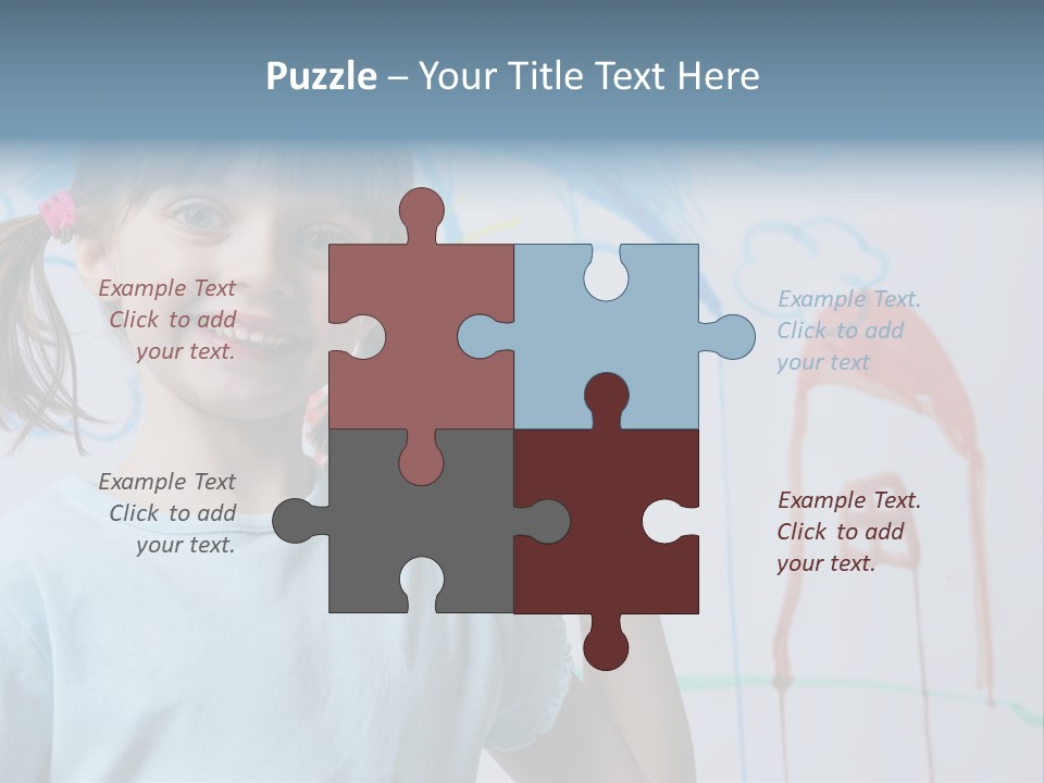 Painting Happiness Smile PowerPoint Template