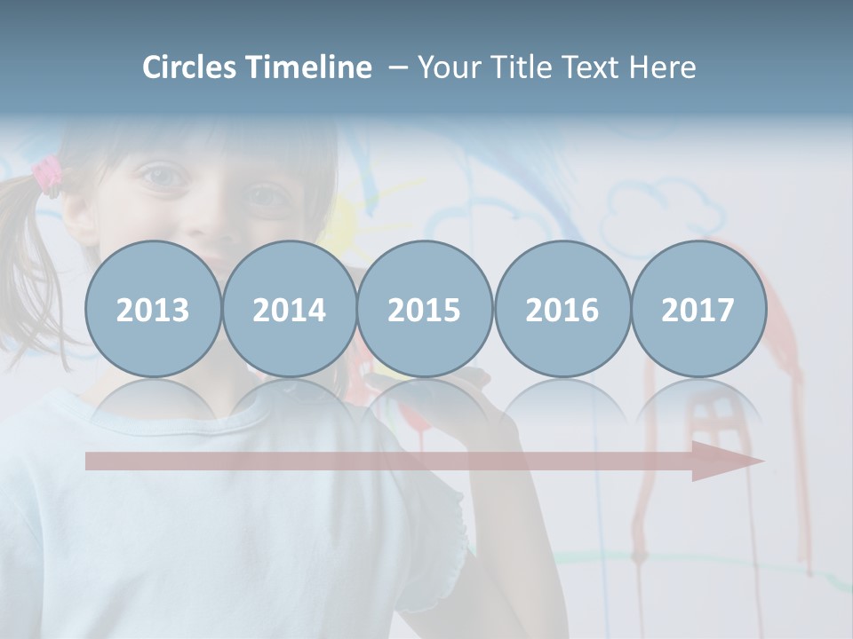 Painting Happiness Smile PowerPoint Template