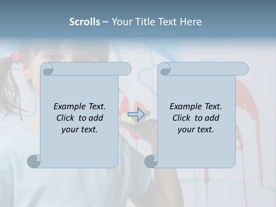 Painting Happiness Smile PowerPoint Template