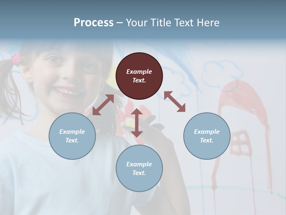 Painting Happiness Smile PowerPoint Template