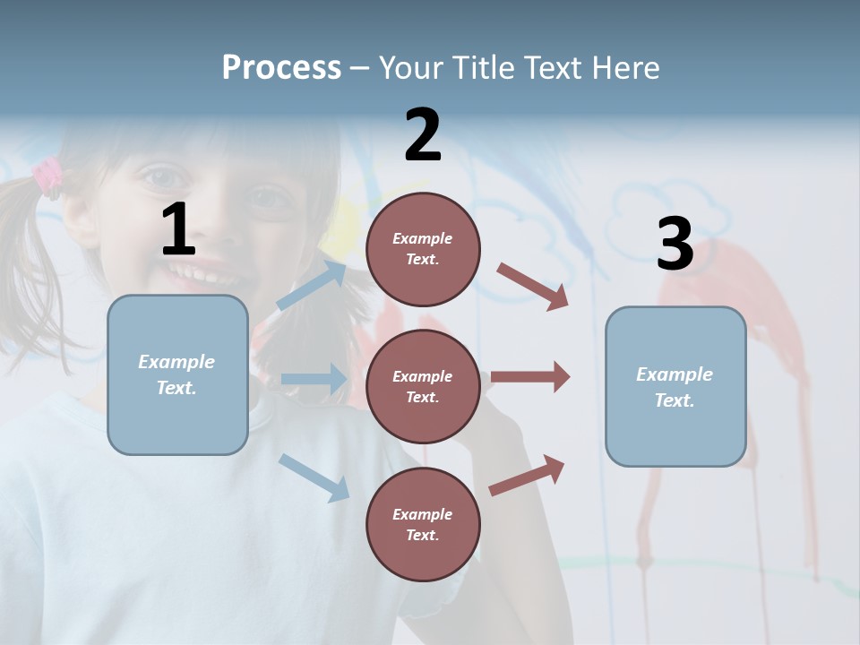 Painting Happiness Smile PowerPoint Template
