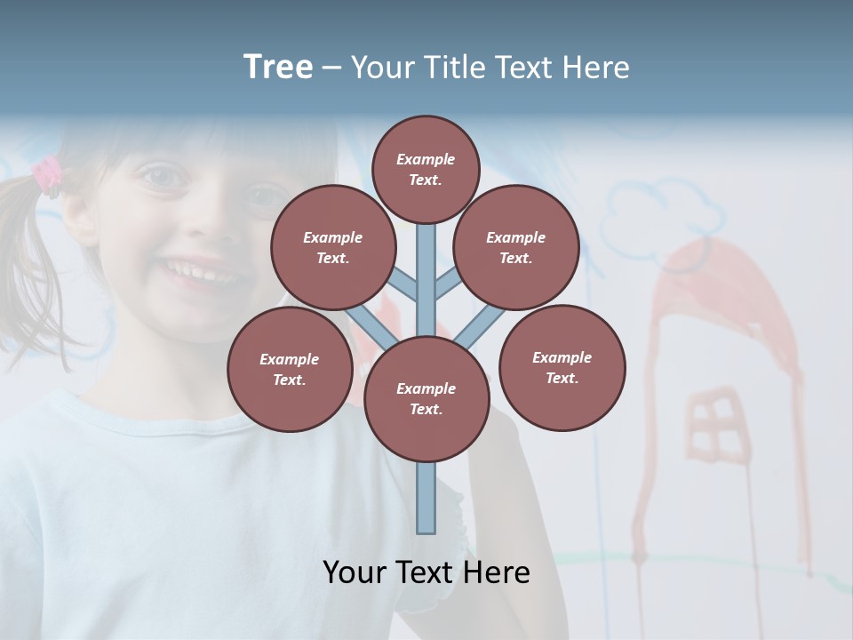 Painting Happiness Smile PowerPoint Template