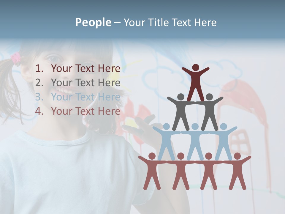 Painting Happiness Smile PowerPoint Template