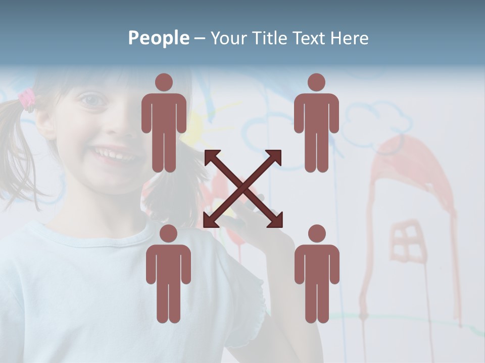 Painting Happiness Smile PowerPoint Template