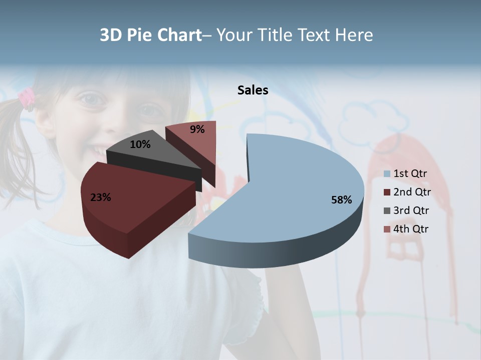 Painting Happiness Smile PowerPoint Template