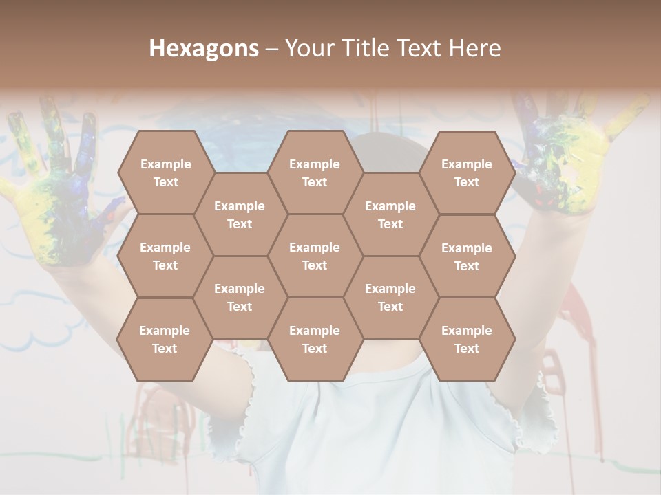 Playful One Little Girl PowerPoint Template