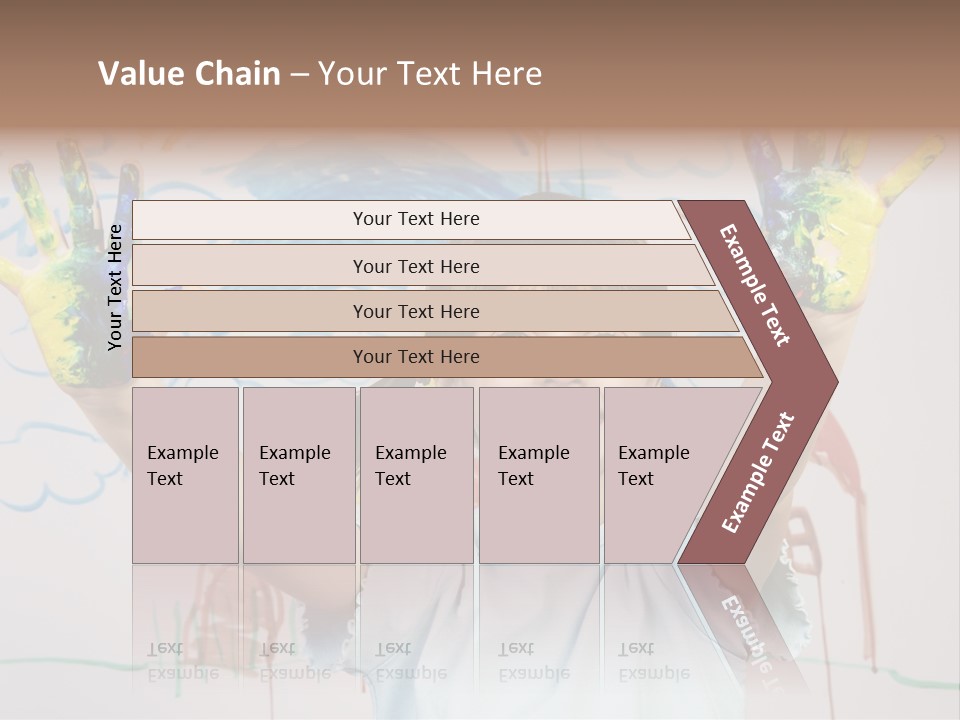 Playful One Little Girl PowerPoint Template