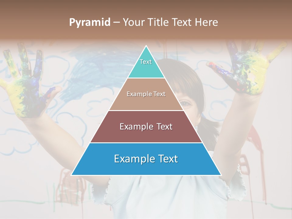 Playful One Little Girl PowerPoint Template