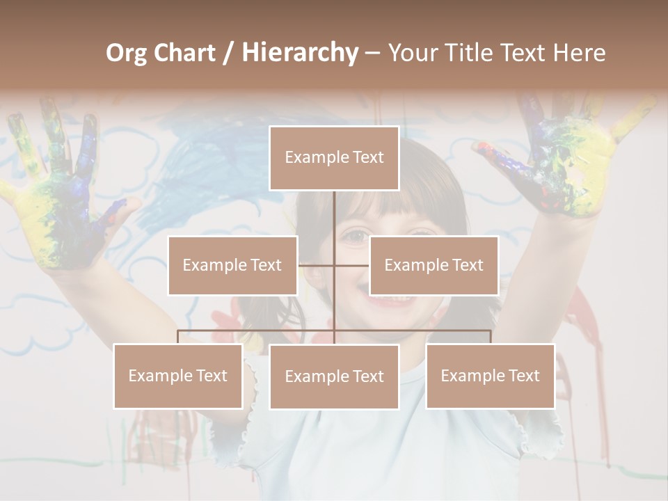 Playful One Little Girl PowerPoint Template