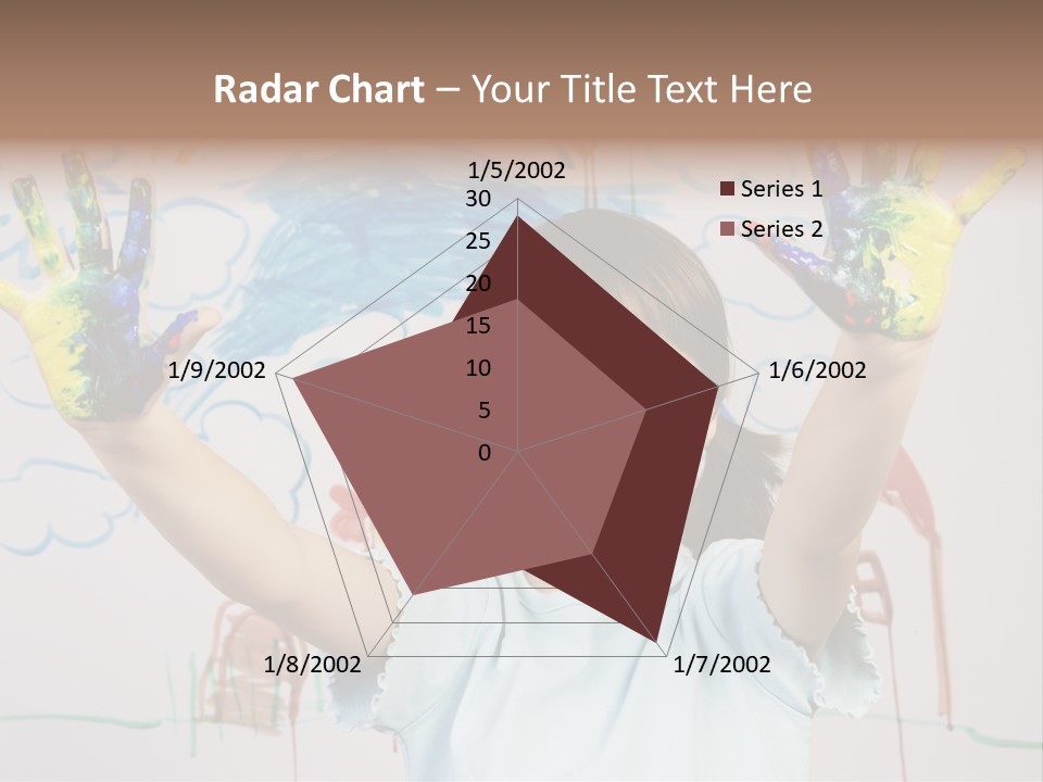 Playful One Little Girl PowerPoint Template