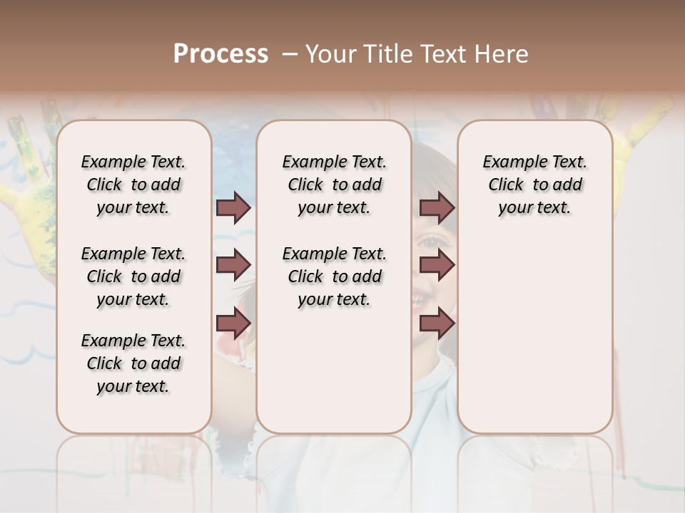 Playful One Little Girl PowerPoint Template