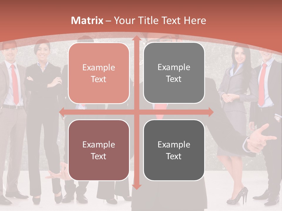 Happy Successful Cooperation PowerPoint Template