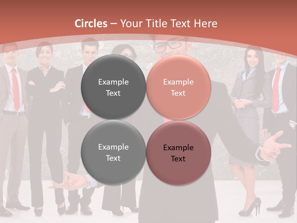 Happy Successful Cooperation PowerPoint Template