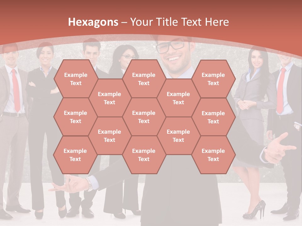 Happy Successful Cooperation PowerPoint Template