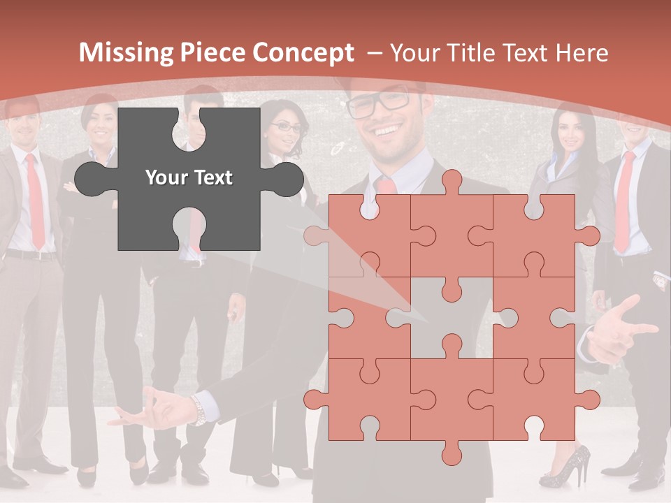 Happy Successful Cooperation PowerPoint Template