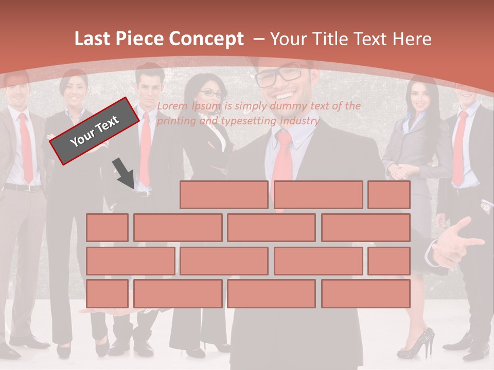 Happy Successful Cooperation PowerPoint Template