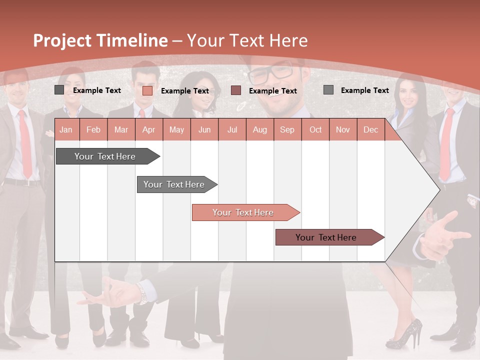 Happy Successful Cooperation PowerPoint Template