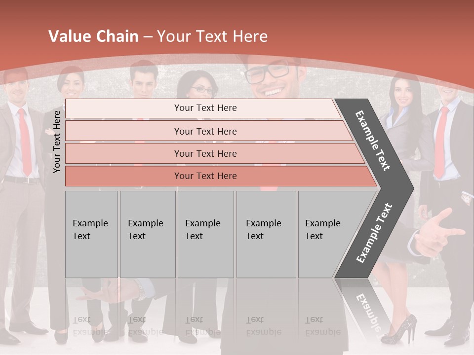 Happy Successful Cooperation PowerPoint Template