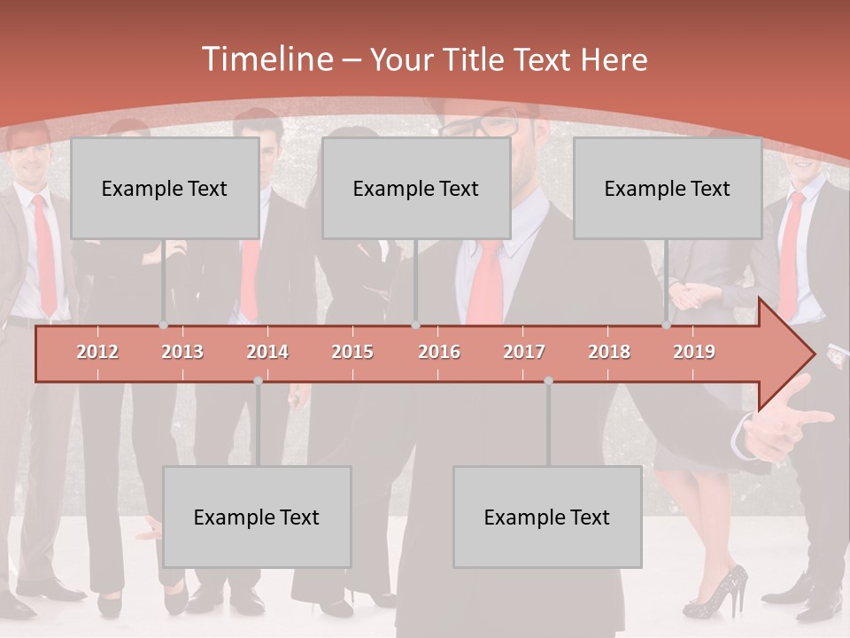 Happy Successful Cooperation PowerPoint Template