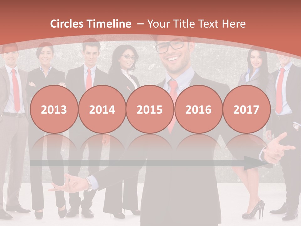 Happy Successful Cooperation PowerPoint Template