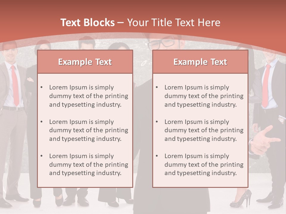Happy Successful Cooperation PowerPoint Template