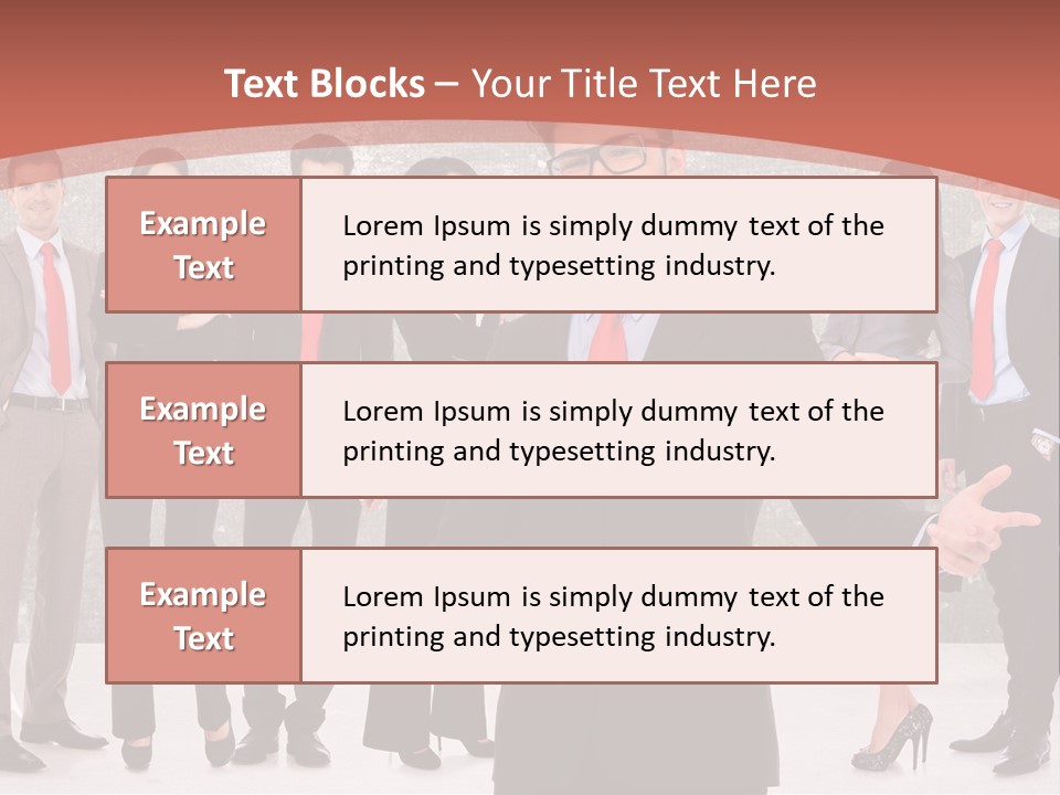 Happy Successful Cooperation PowerPoint Template
