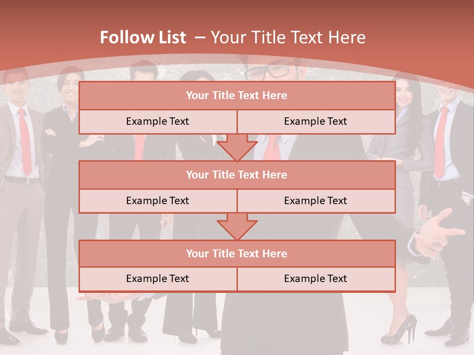 Happy Successful Cooperation PowerPoint Template