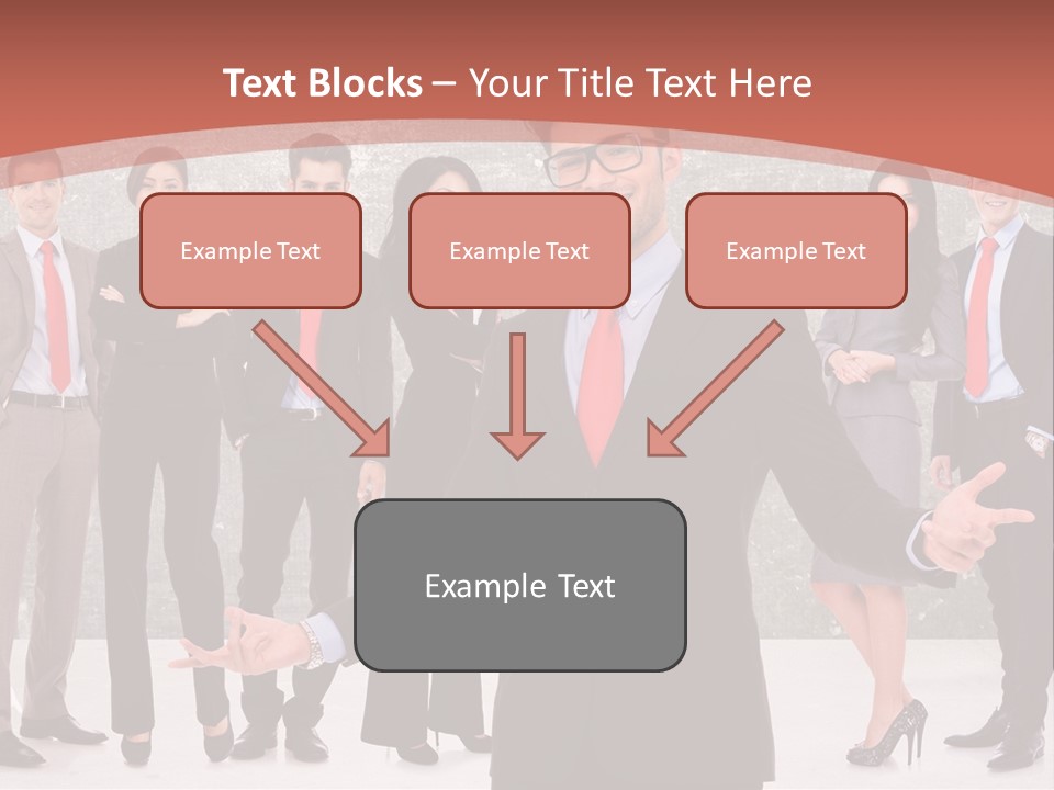 Happy Successful Cooperation PowerPoint Template
