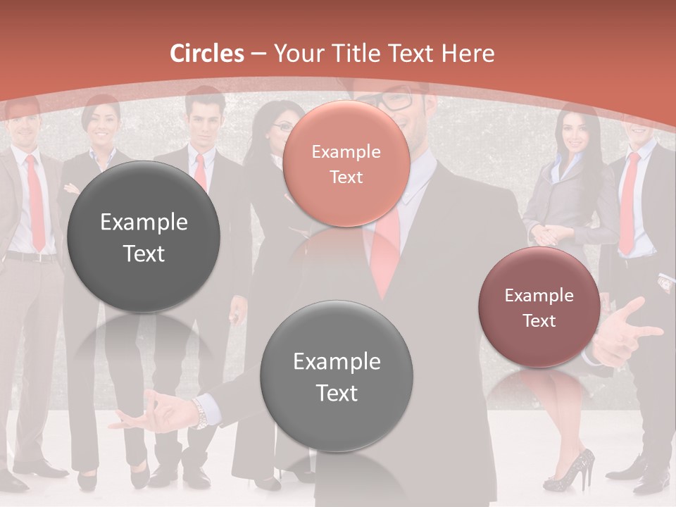 Happy Successful Cooperation PowerPoint Template