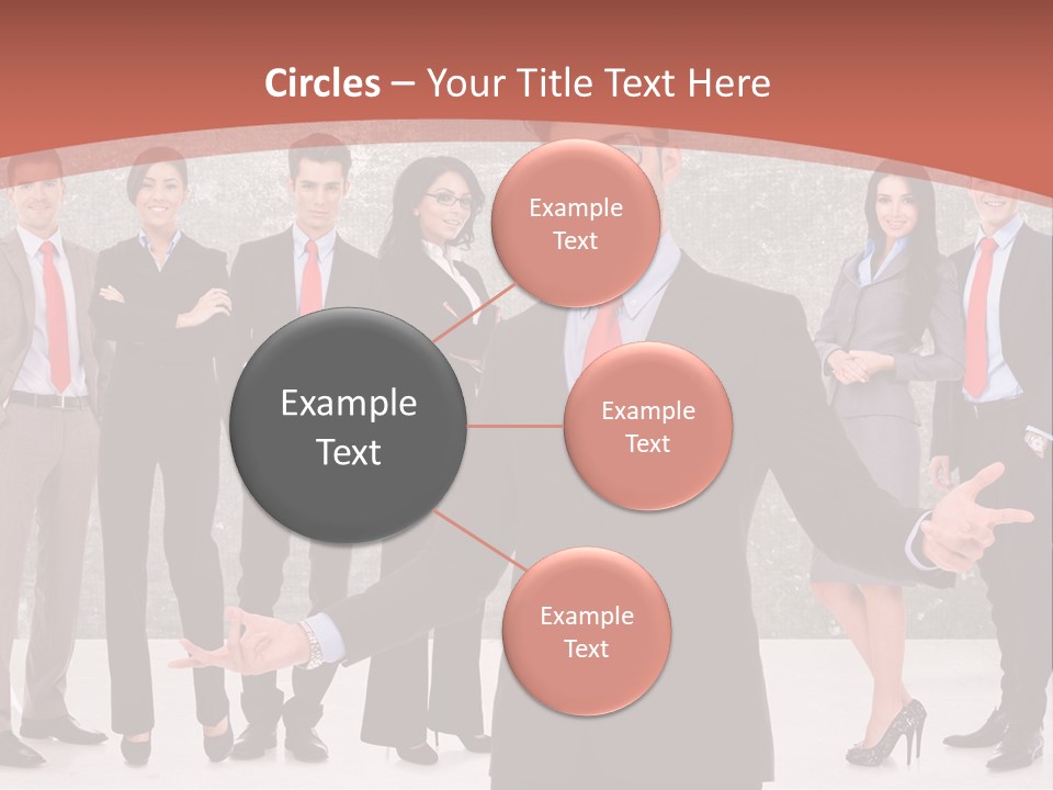 Happy Successful Cooperation PowerPoint Template