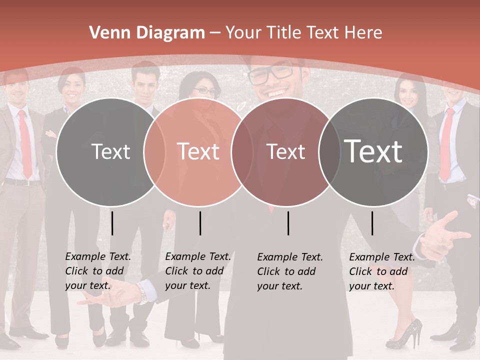 Happy Successful Cooperation PowerPoint Template