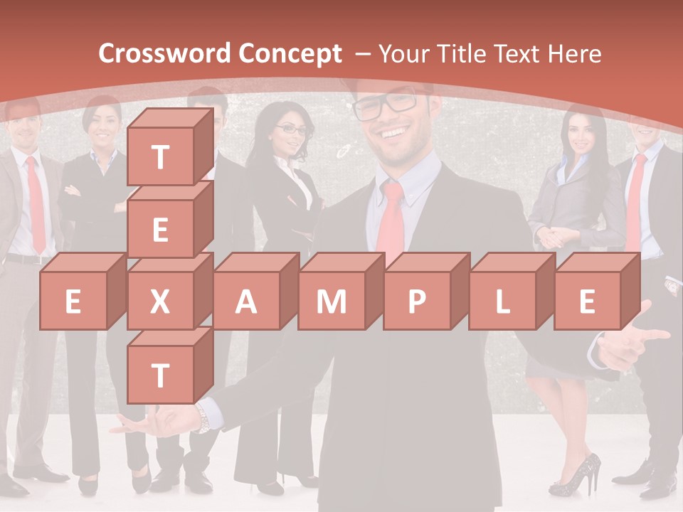 Happy Successful Cooperation PowerPoint Template