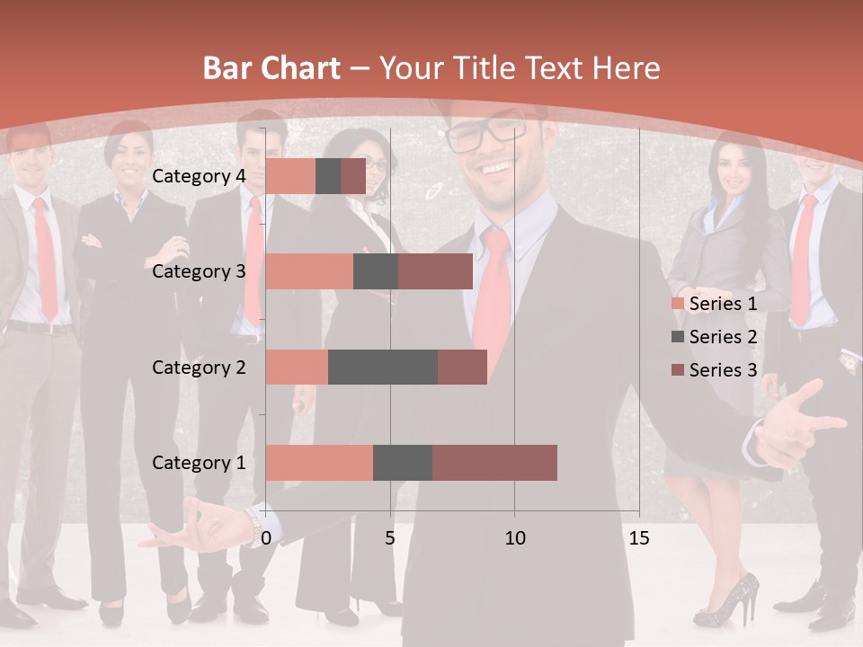 Happy Successful Cooperation PowerPoint Template