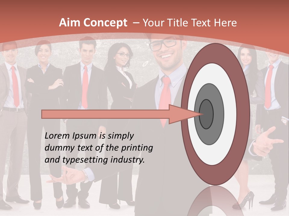 Happy Successful Cooperation PowerPoint Template