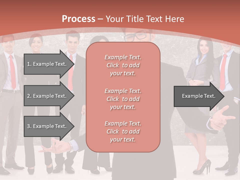 Happy Successful Cooperation PowerPoint Template