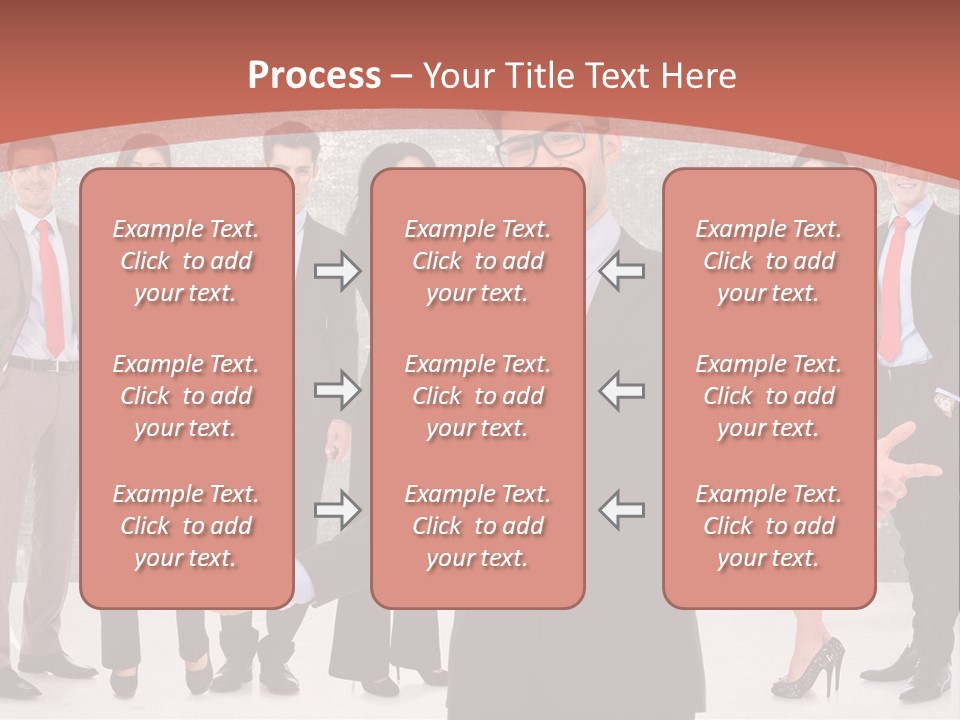 Happy Successful Cooperation PowerPoint Template