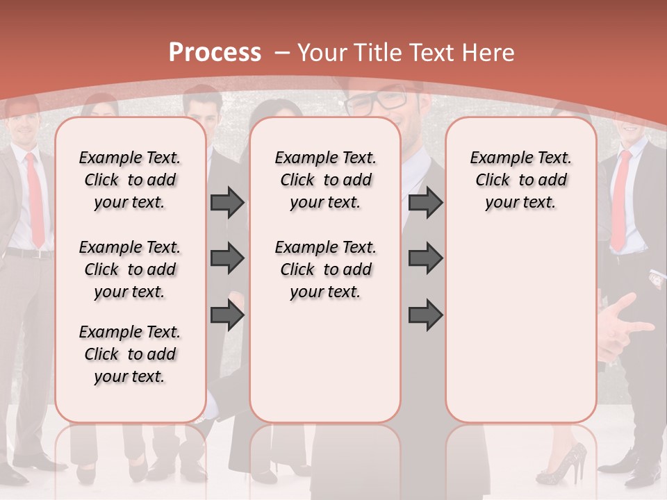 Happy Successful Cooperation PowerPoint Template
