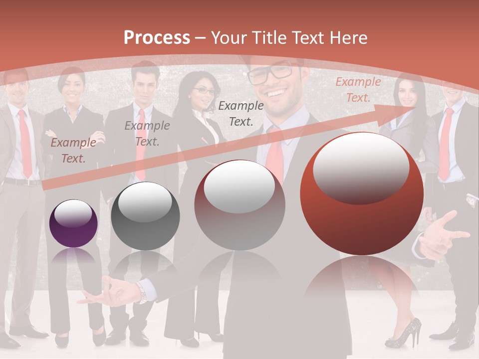 Happy Successful Cooperation PowerPoint Template