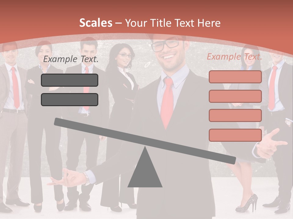 Happy Successful Cooperation PowerPoint Template