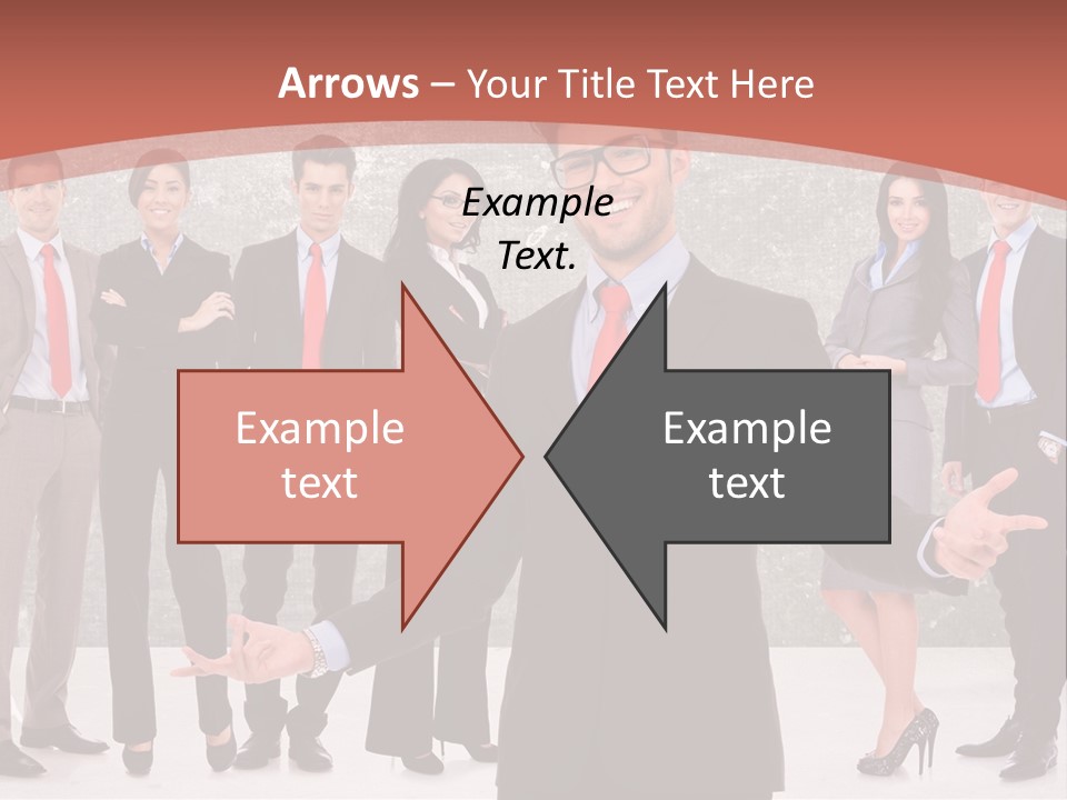 Happy Successful Cooperation PowerPoint Template
