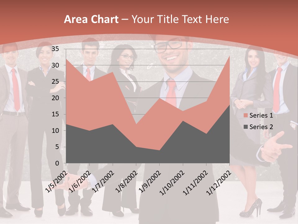 Happy Successful Cooperation PowerPoint Template