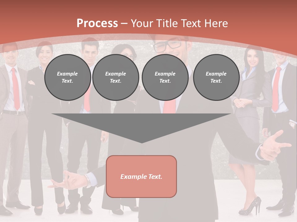 Happy Successful Cooperation PowerPoint Template