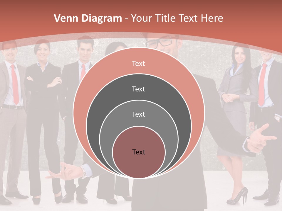 Happy Successful Cooperation PowerPoint Template
