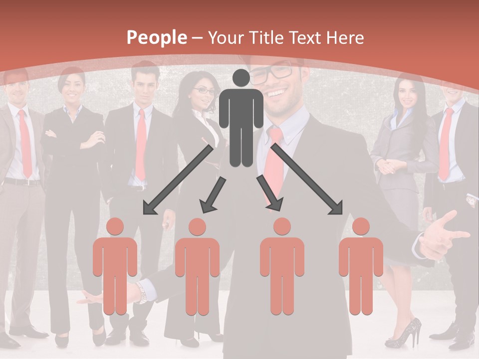 Happy Successful Cooperation PowerPoint Template