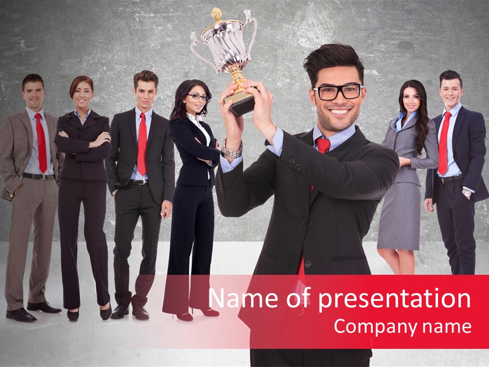 Winning Team Office PowerPoint Template