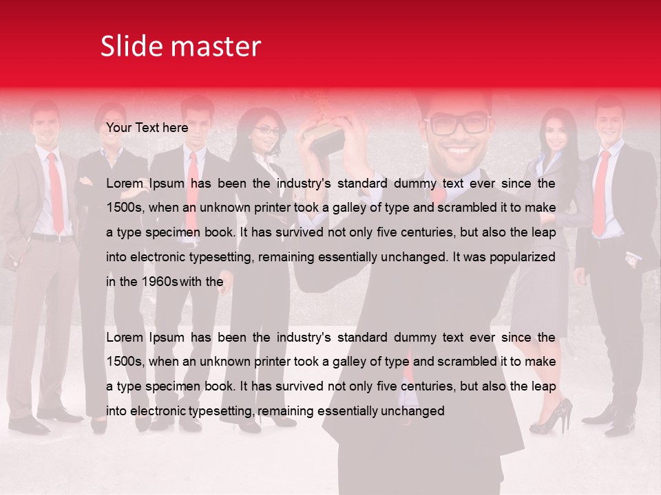 Winning Team Office PowerPoint Template