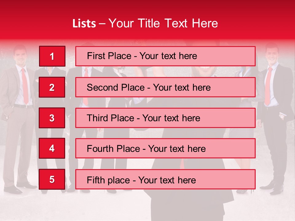Winning Team Office PowerPoint Template