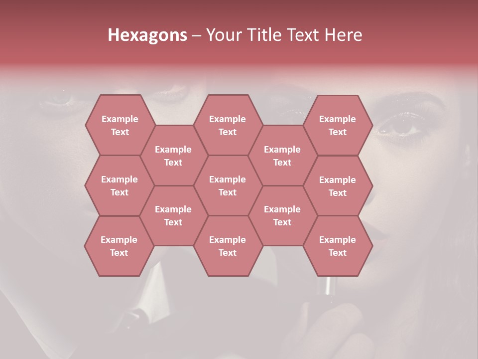 Person Serious Hairstyle PowerPoint Template