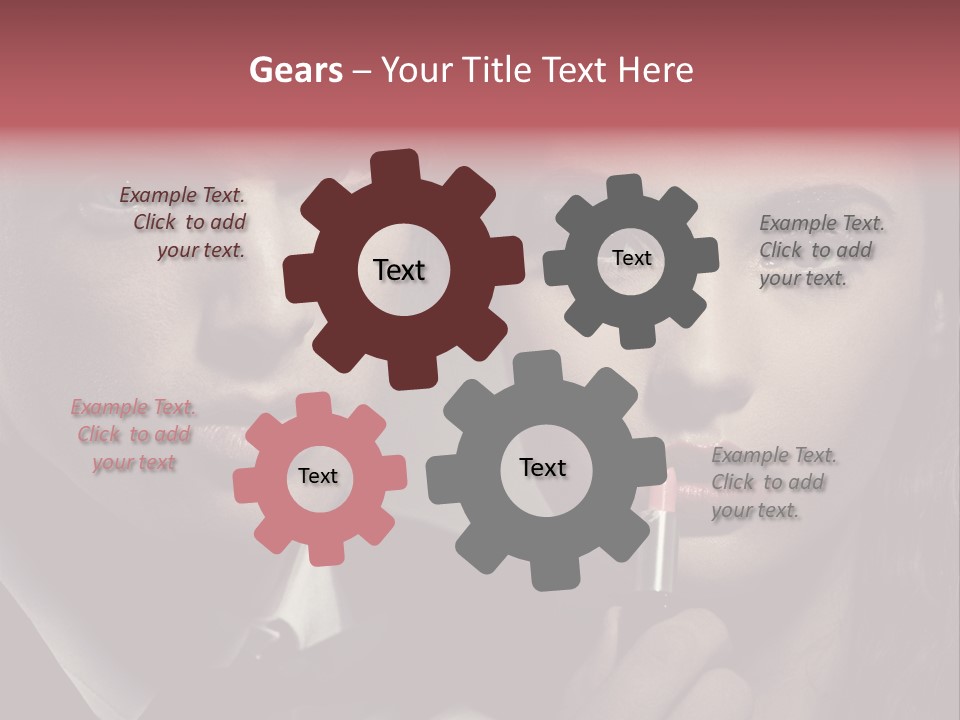 Person Serious Hairstyle PowerPoint Template